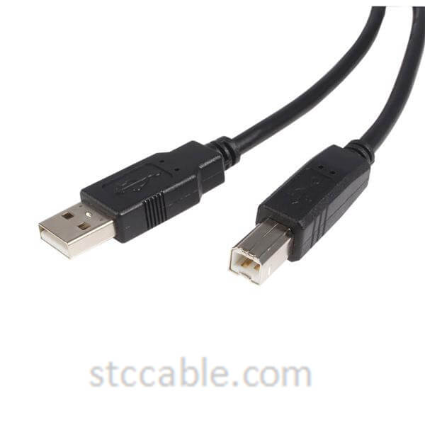 1 ft USB 2.0 A to B Cable – Male to male