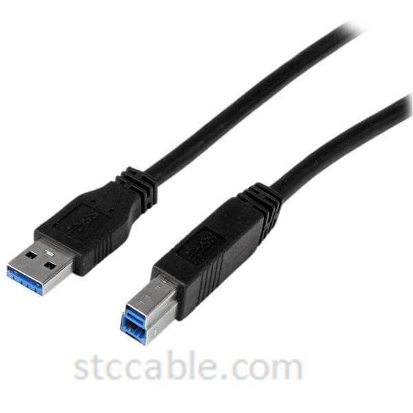 1m (3ft)  SuperSpeed USB 3.0 A to B Cable – Male to male