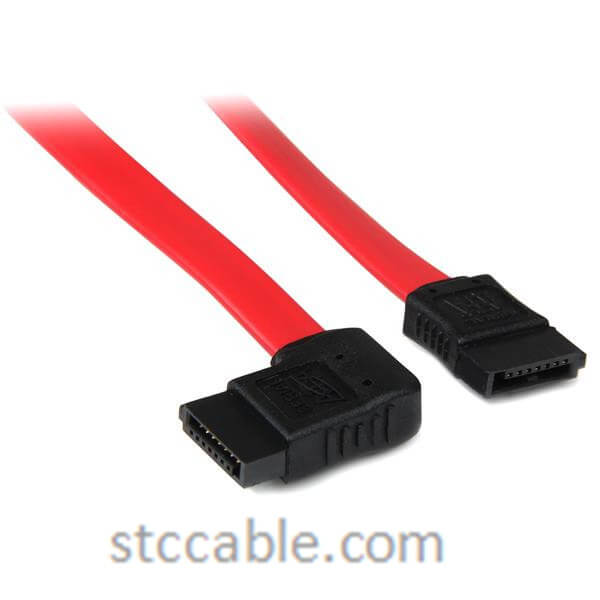 12in SATA to Right Side Angle SATA Serial ATA Cable