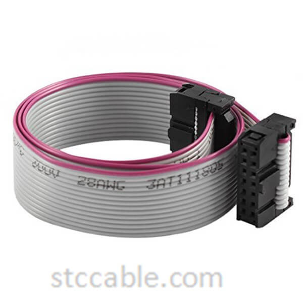 2.54mm Pitch 2x7P 14 Pin 14 Wire Female to Female IDC Flat Ribbon Cable 18 inch