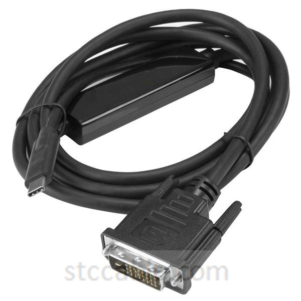 USB-C to DVI Adapter Cable – 2m (6 ft.) – 1920×1200