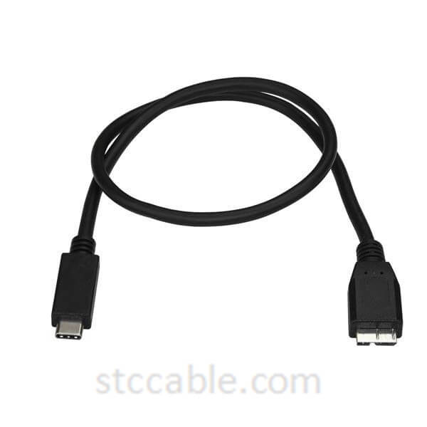 USB-C to Micro-B Cable – Male to Male – 1m (3ft) – USB 3.1 (10Gbps)