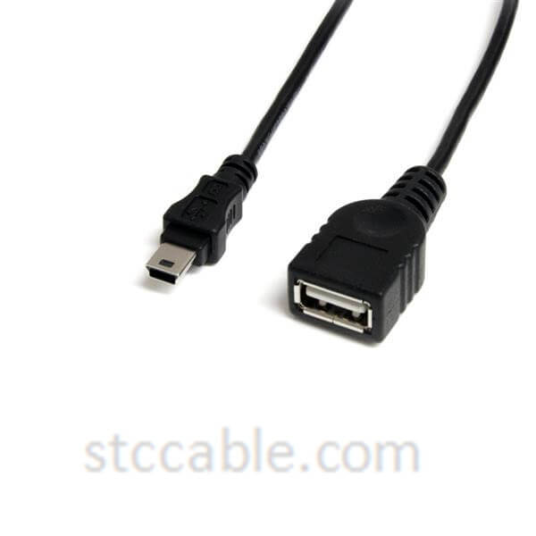 1 ft Mini USB 2.0 Cable – USB A to Mini B FM