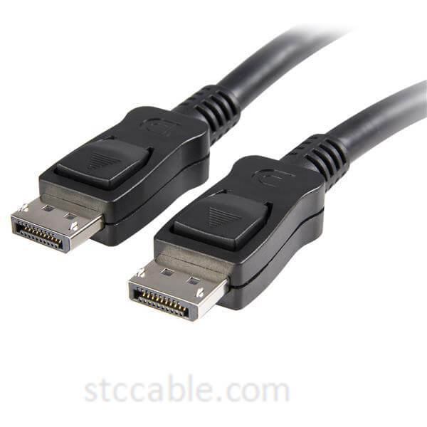 20 ft DisplayPort Cable with Latches – male to male