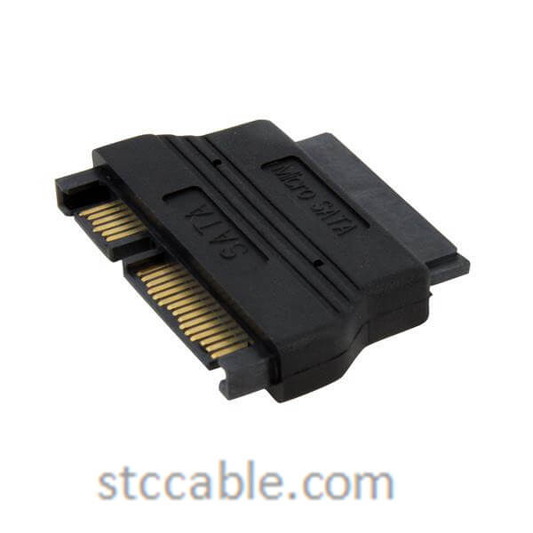 Micro SATA to SATA Adapter Cable with Power