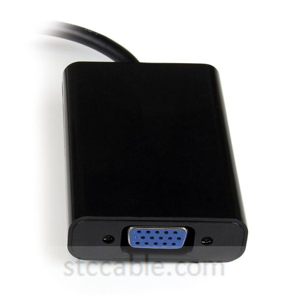 HDMI to VGA Video Adapter Converter with Audio for Desktop PC  Laptop  Ultrabook – 1920×1080