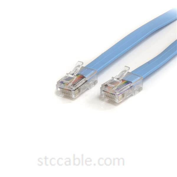 6 ft Cisco Console Rollover Cable – RJ45 male to male