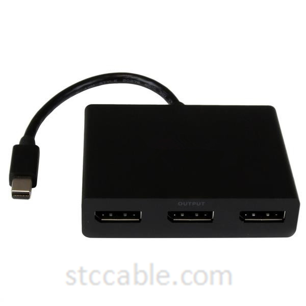 Mini DisplayPort to DisplayPort Multi-Monitor Splitter – 3-Port MST Hub