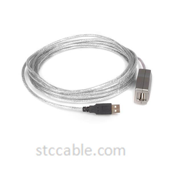15 ft USB 2.0 Active Extension Cable – Male to female