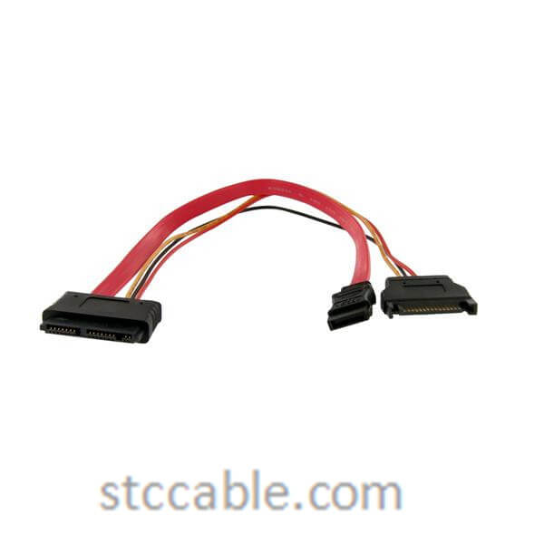 Micro SATA to SATA with SATA Power Adapter Cable
