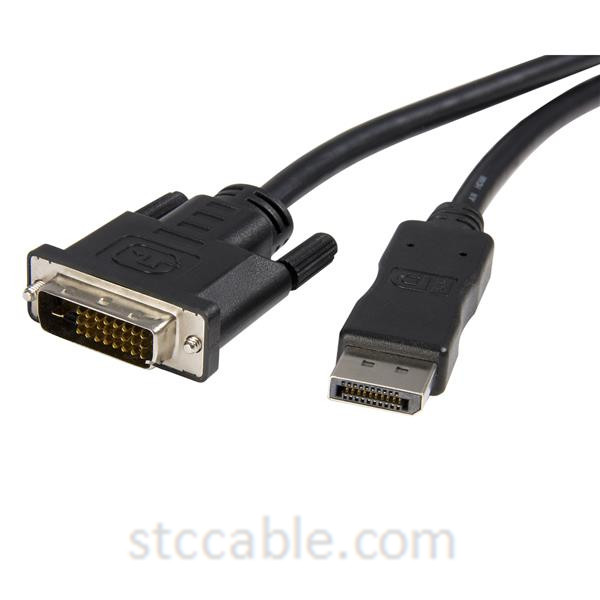 6 ft DisplayPort to DVI Video Converter Cable – male to male