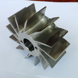 Impulsor abierto de acero inoxidable dúplex por fundición de inversión y mecanizado CNC