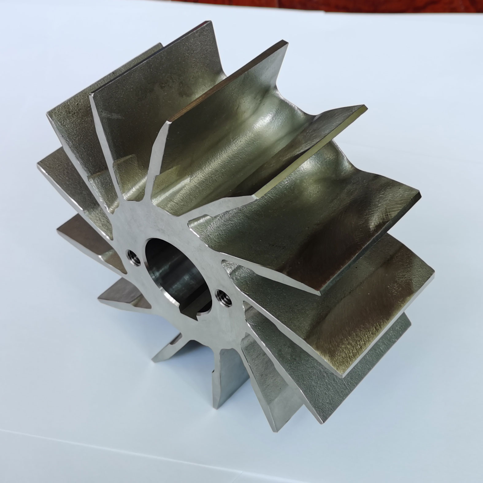 Duplex Stainless Steel Open Impeller by Investment Casting and CNC Machining Featured Image