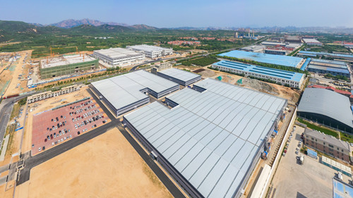 The steel structure project of Qingdao Zhilong Packaging Equipment Co., Ltd