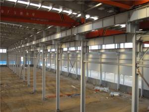 Novel prefabricated industrial shed prefabricated steel structure building
