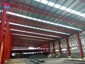 High quality hot dipped galvanized Fabrication steel structural industrial frame workshop shed factory building