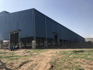 Factory Outlets China Prefab Steel Frame Industrial Hangar Warehouse Buildings with Cheap Steel Material