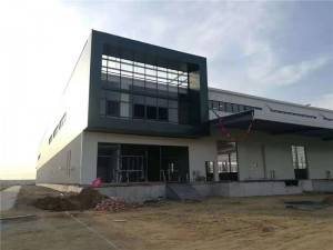 Light steel prefab building warehouse for sale