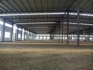 Online Exporter Prefab Metal Steel Structure / Prefabricated Main Steel Frame Fabrication Series Building Workshop Warehouse