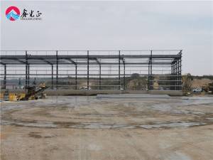 Famous prefabricated steel structure warehouse in China