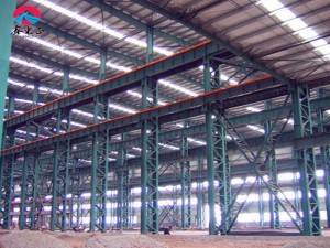 2021 Industrial factory warehouse store low cost portable quick build large-span prefabricated steel structure workshop