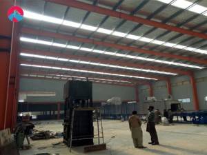 Prefab steel structure workshop in Ethiopia