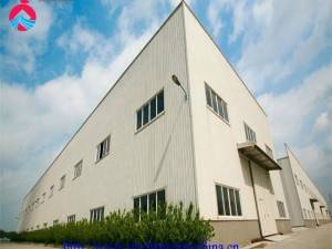 Prefab Steel Structure Workshop Shed Factory Building in China