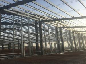 2021 Steel Structure Frame Commercial Workshop Structural Steel Truss Prefab Construction with Drawing