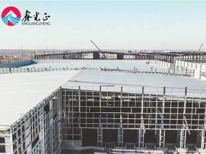 Prefabricated steel commercial workshop metal structure China supplier prefab buildings
