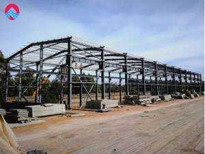 Prefabricated economical prefabricated steel structure warehouse building