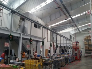 Light steel prefab storage building prefabricated warehouse