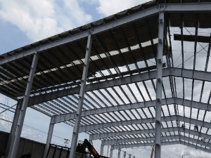Light steel prefab storage building prefabricated warehouse