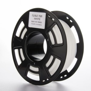 OEM/ODM Supplier Metal Pla Filament - FLEXIBLE white – Stronghero3D