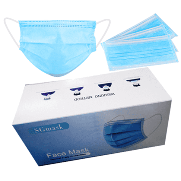 face mask face shield 3-ply face mask (3)