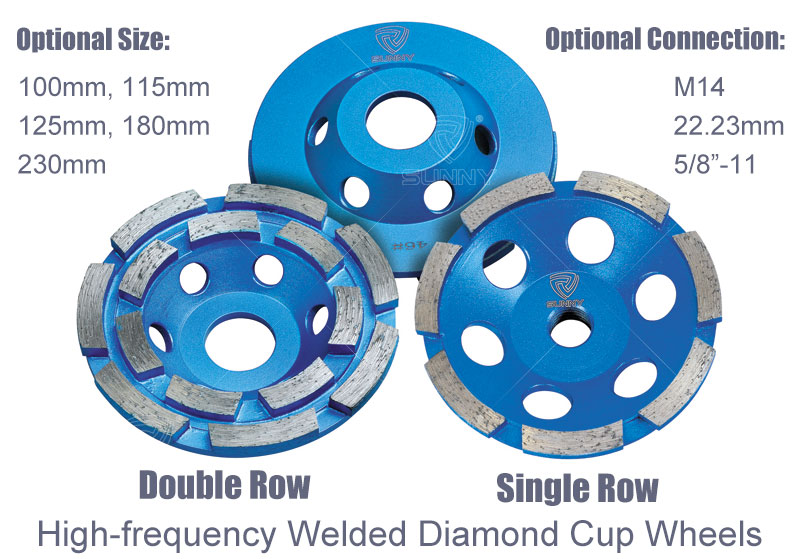 Single Row Type 4 Inch Diamond Cup Wheel Suppliers Ing China