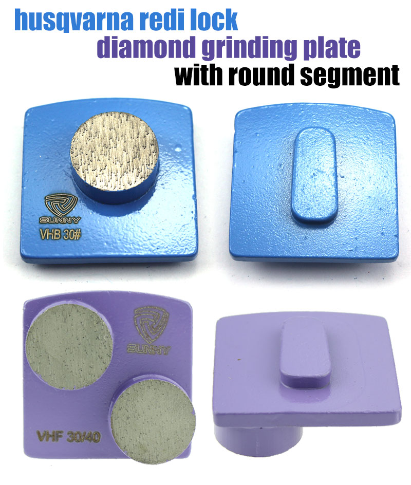 husqvarna redi lock diamond grinding segments for concrete surface preparation