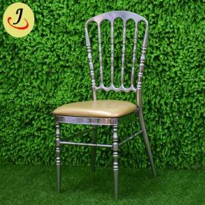 Top sale royal stainless steel wedding Tiffany chair   SF-SS041