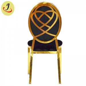 factory supply Round Shape pattern Stainless Steel Dining Chair  SF-SS029
