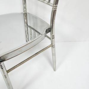 Wholesale factory Popular mirror Elegant royal stainless chiavari Chiavari Chair FS-TC020