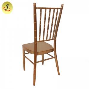 Wholesale factory Popular mirror Elegant royal gold stainless chiavari Chair FS-TC024