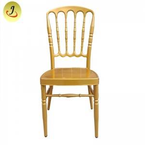 Commercial modern style stacking golden luxury Tiffany chair  FS-TC07