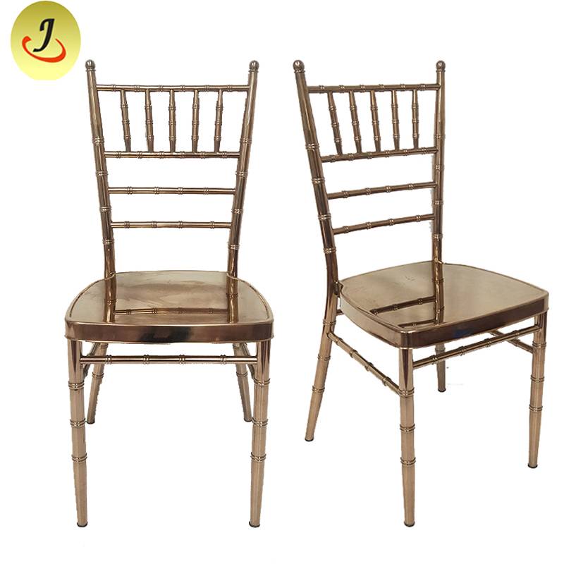 Wholesale Manufacturer Popular mirror Metal gold resin Wedding Chiavari Chair FS-TC018 Featured Image