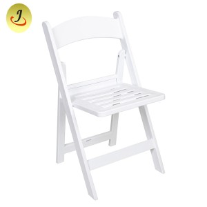 Slat pad resin folding chair SF-T10