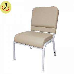 Competitive price royal armless leather church chair  SF-JC015