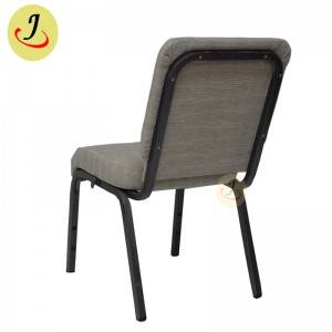 factory direct fabric Comfortable sponge armless church chair with logo SF-JC011