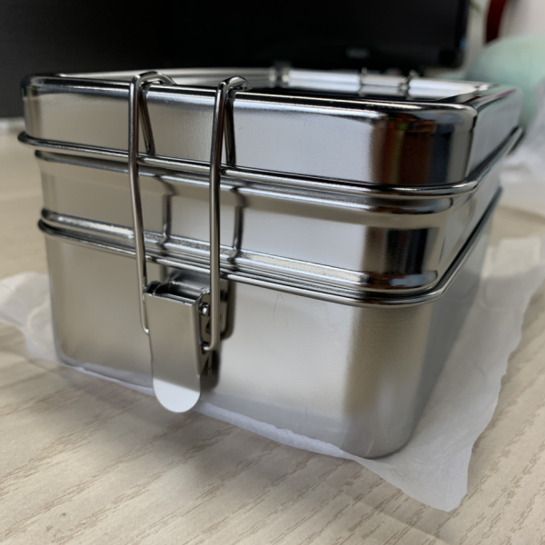 Boîte à lunch de qualité alimentaire trois-en-un boîte à lunch étanche aux fuites bento Image vedette