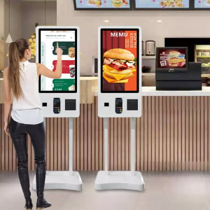 Automatic Ordering Touch Screen Self Service Bill Cash Payment Kiosk