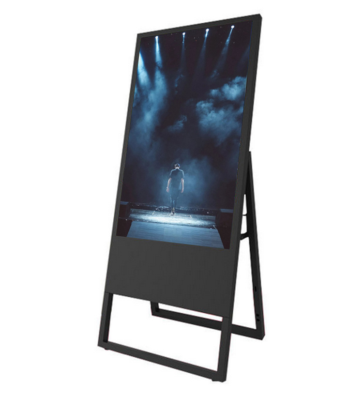 43 inch Free Standing Wi-fi Android LCD Advertising Display Touch Screen Indoor Portable Digital Signage