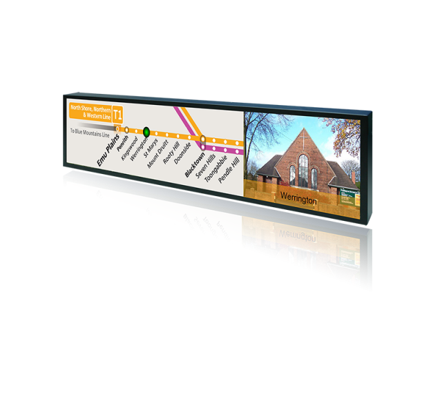 Nieuwe producten op gespannen Bar LCD-scherm digitale sigange met Wifi en Android OS5.1 14,9-86 inch