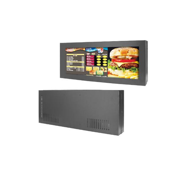 2018 Hot Bag-ong Ultra Wide buklaron Bar LCD Advertising Ipakita / Ads Player LCD Commercial Ultra Tuy Screen